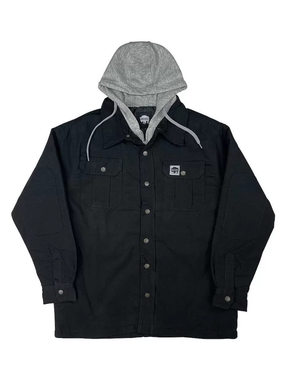 Sale ® Workwear Canvas Buffalo Work Jacket-Black Men Men's Jackets
