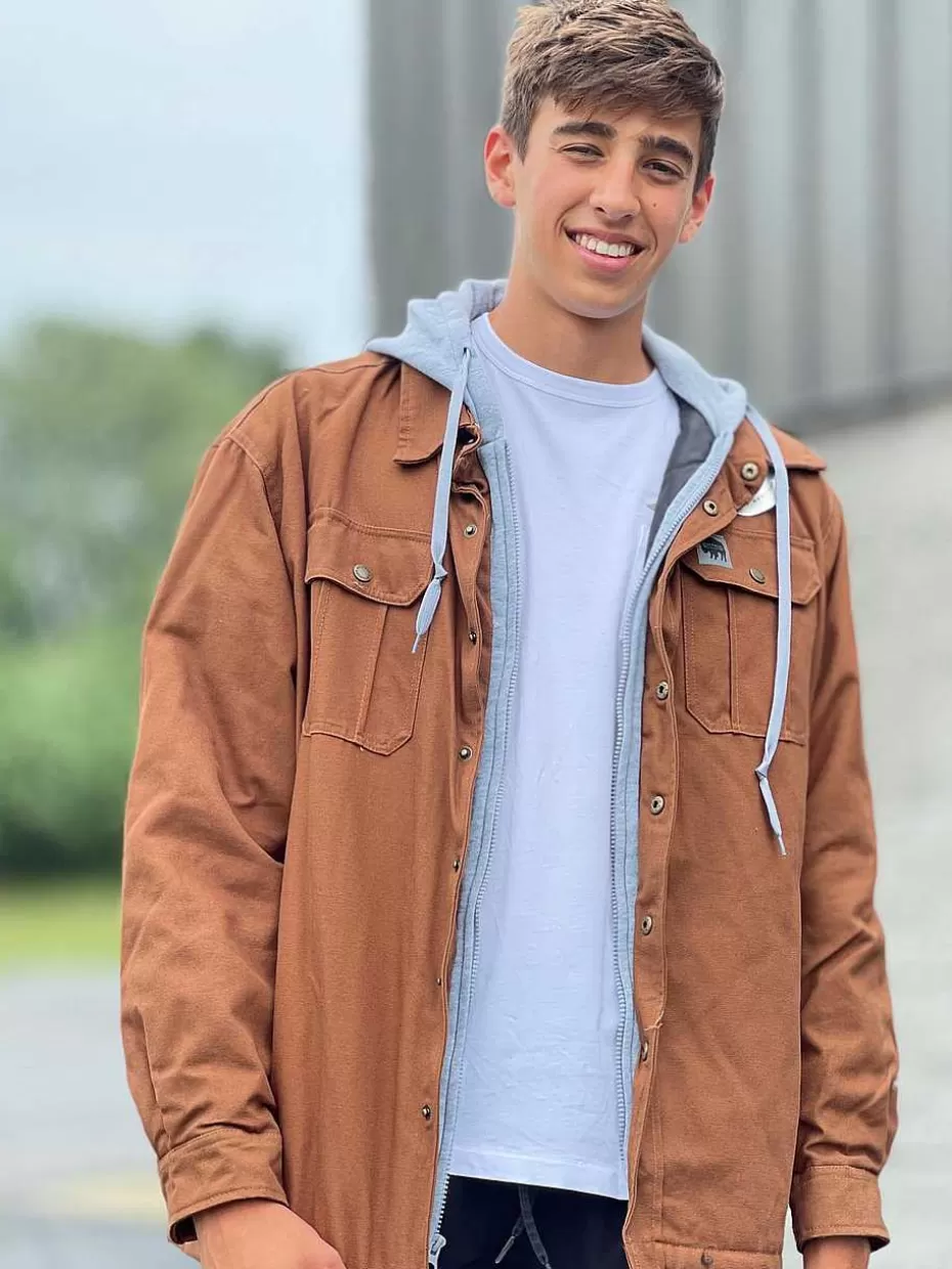 Best Sale ® Workwear Canvas Buffalo Work Jacket-Duck Brown Men Men's Jackets