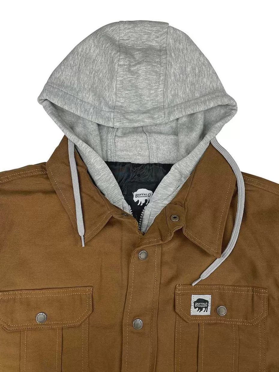 Best Sale ® Workwear Canvas Buffalo Work Jacket-Duck Brown Men Men's Jackets