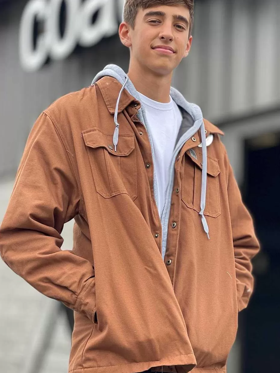 Best Sale ® Workwear Canvas Buffalo Work Jacket-Duck Brown Men Men's Jackets