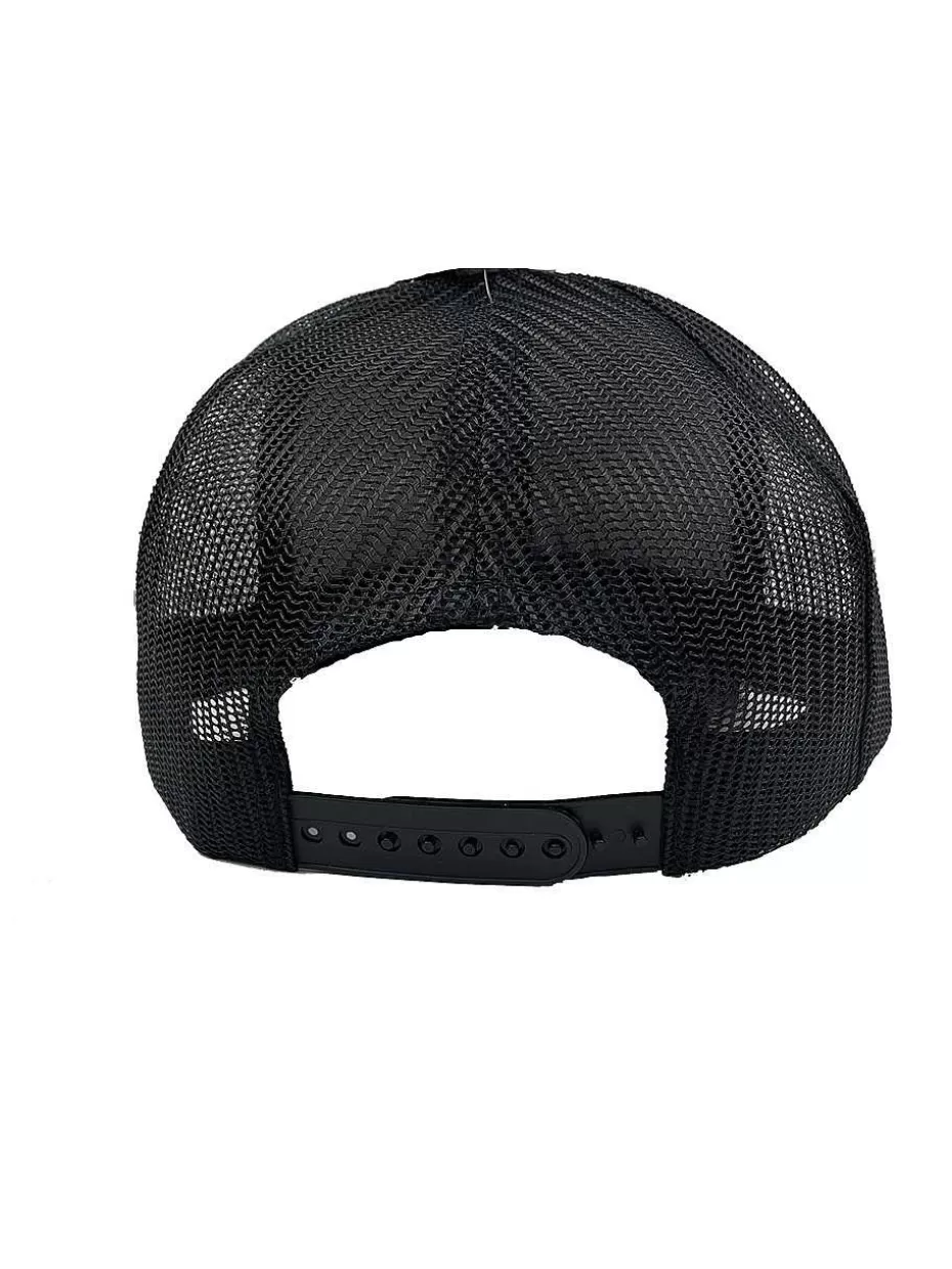 Cheap ® Workwear Circle Patch Trucker Hat- Heather Grey/Black Accessories Trucker Hats