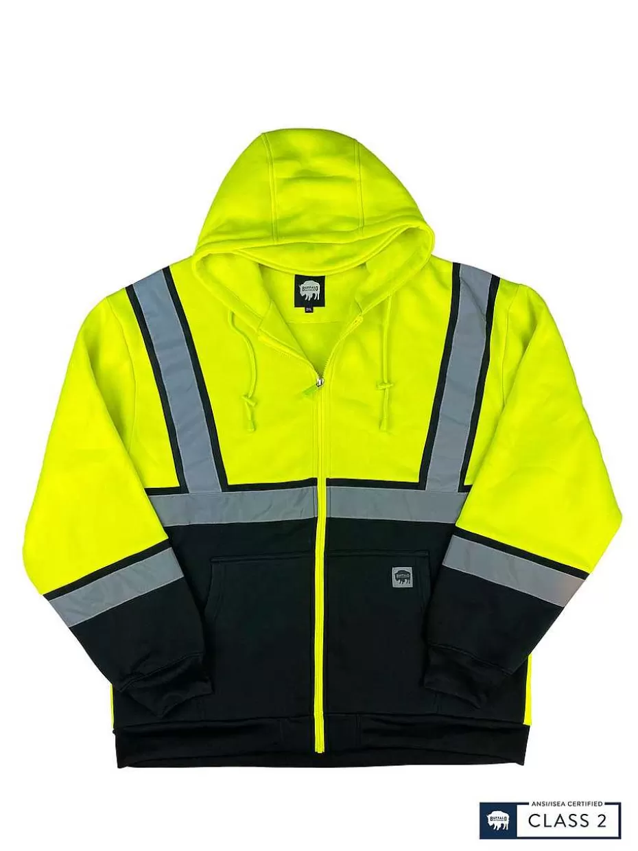 Best ® Workwear Class 2 Hi Vis Reflective Hd Safety Hoodie Men Hoodies & Sweatshirts For Men