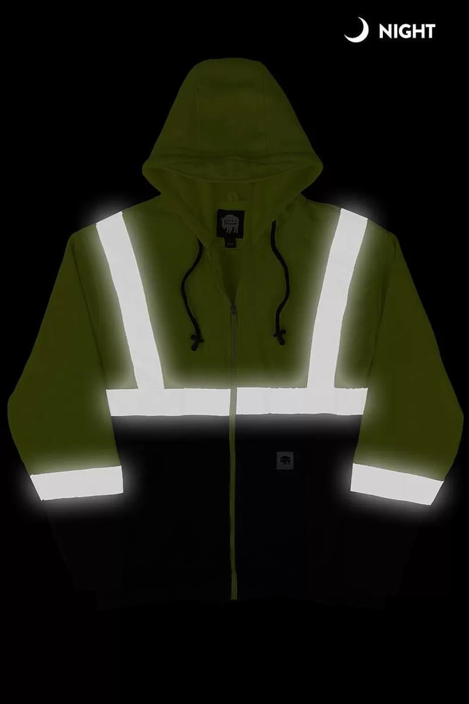 Cheap ® Workwear Class 2 Hi Vis Reflective Safety Hoodie-Orange Men Hoodies & Sweatshirts For Men