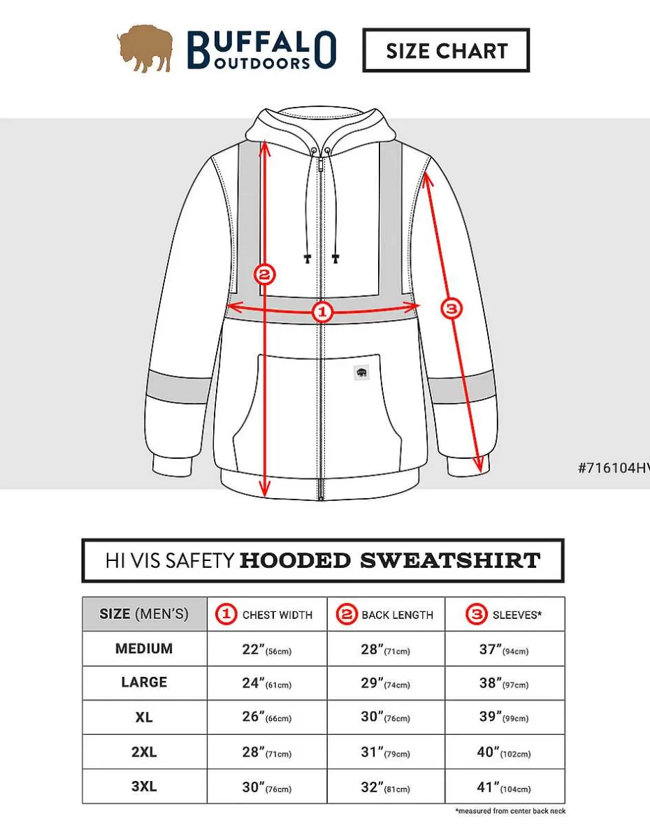 Cheap ® Workwear Class 2 Hi Vis Reflective Safety Hoodie-Orange Men Hoodies & Sweatshirts For Men