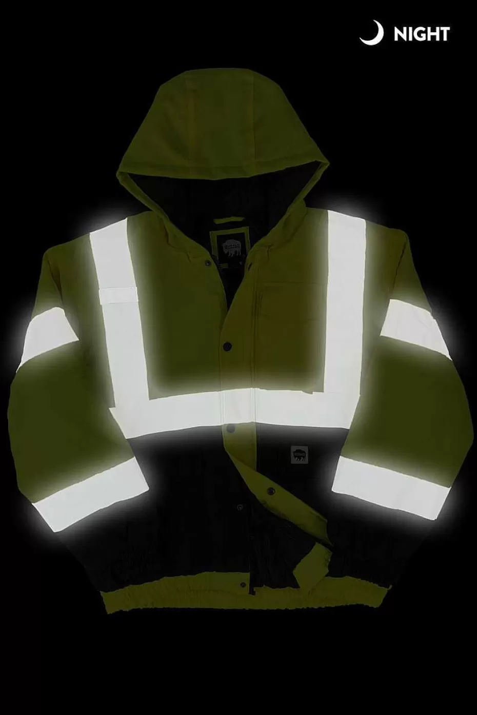 Best ® Workwear Class 2 Hi Vis Safety Winter Jacket Men Men's Jackets