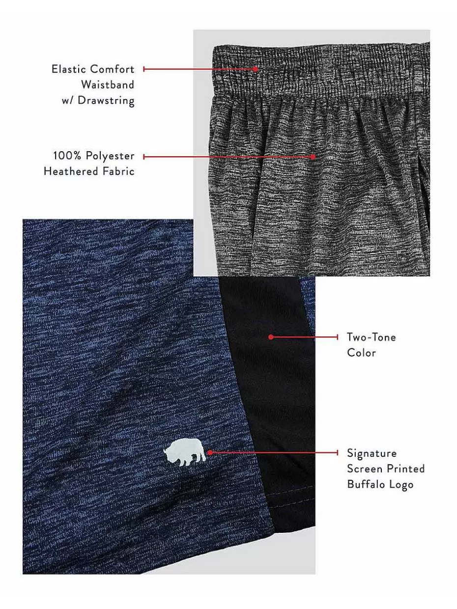Cheap ® Workwear Comfort Fit Athletic Shorts-Black Men Men's Shorts