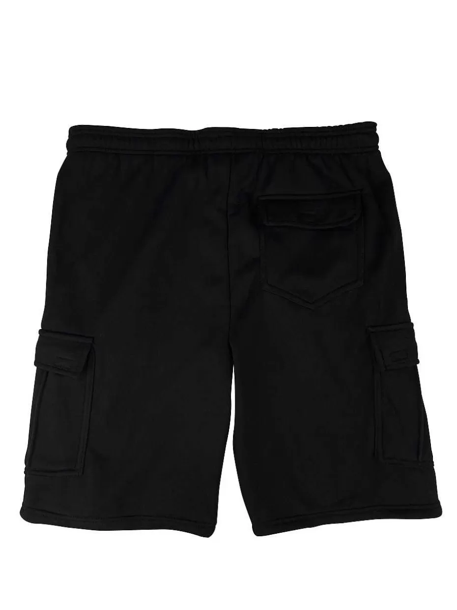 Discount ® Workwear Fleece Lined All-Season Shorts-Black Men Men's Shorts