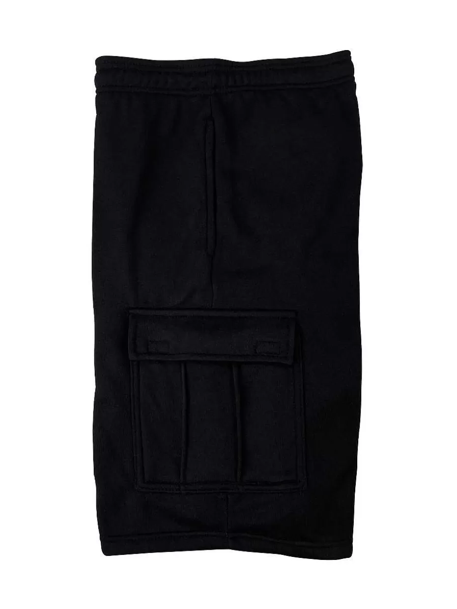 Discount ® Workwear Fleece Lined All-Season Shorts-Black Men Men's Shorts