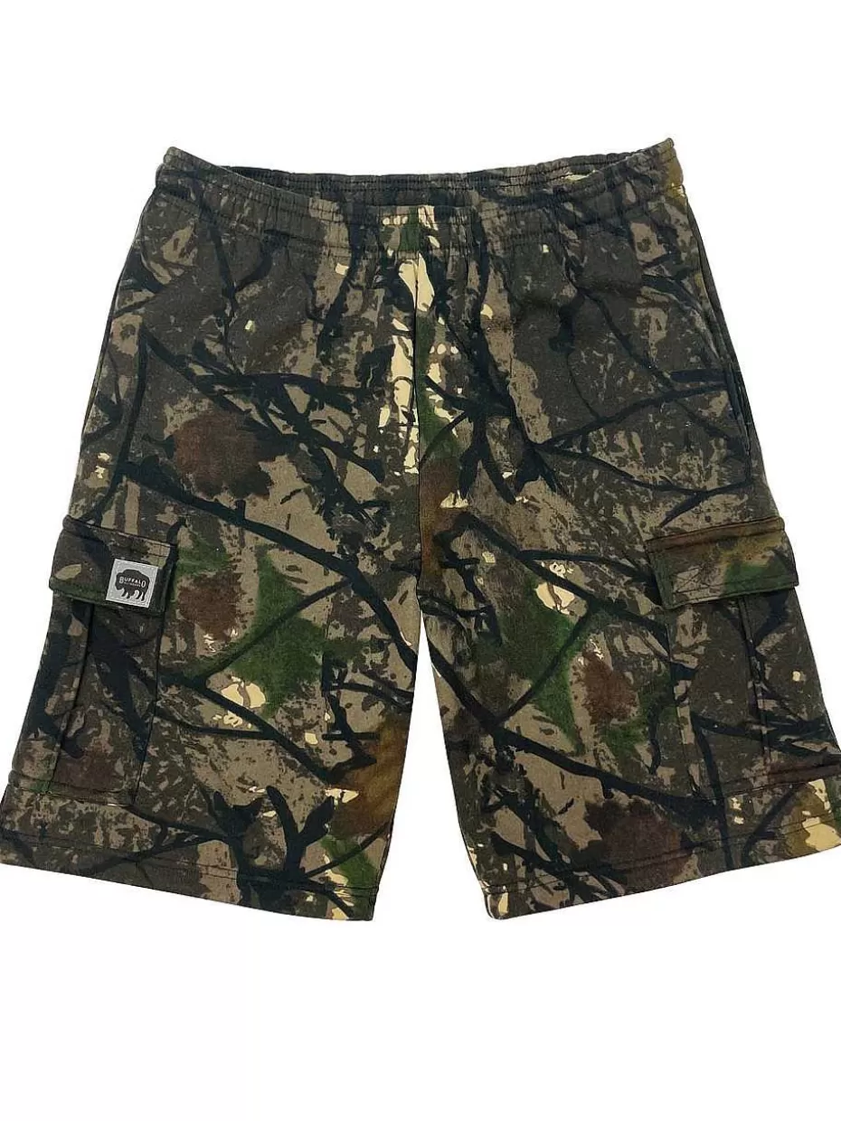 Outlet ® Workwear Fleece Lined All-Season Shorts-Camo Men Men's Shorts
