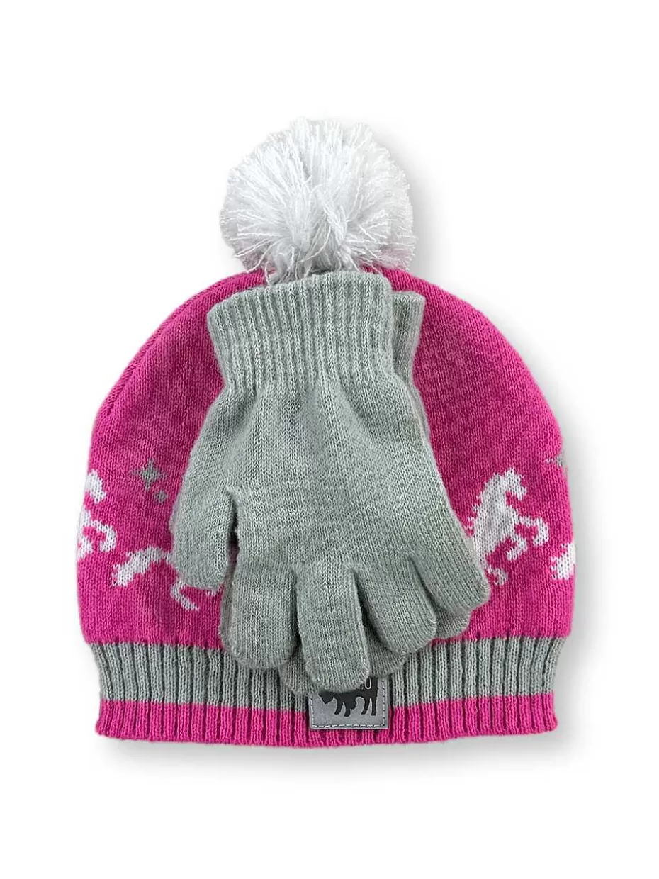 New ® Workwear Girls Accessory Set-White/Pink Unicorn Kids Accessories