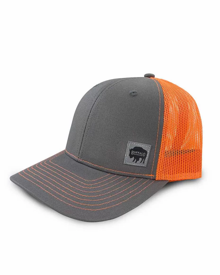 Best ® Workwear Hi Vis Reflective Patch Trucker Hat- Orange Accessories Trucker Hats