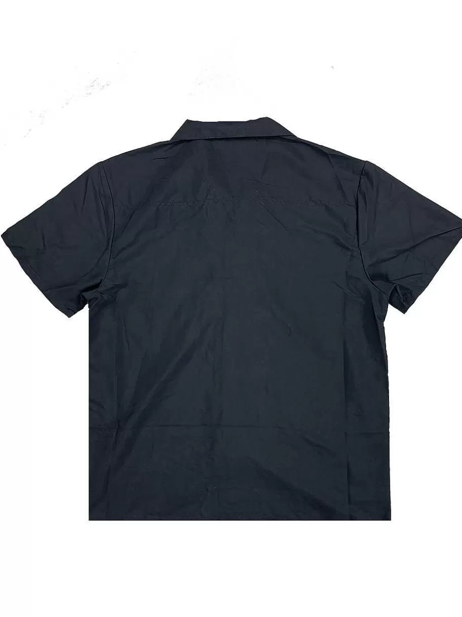 Store ® Workwear Men's Button Down All-Over Print Camp Shirts-Country Blues Men Button Down Shirts