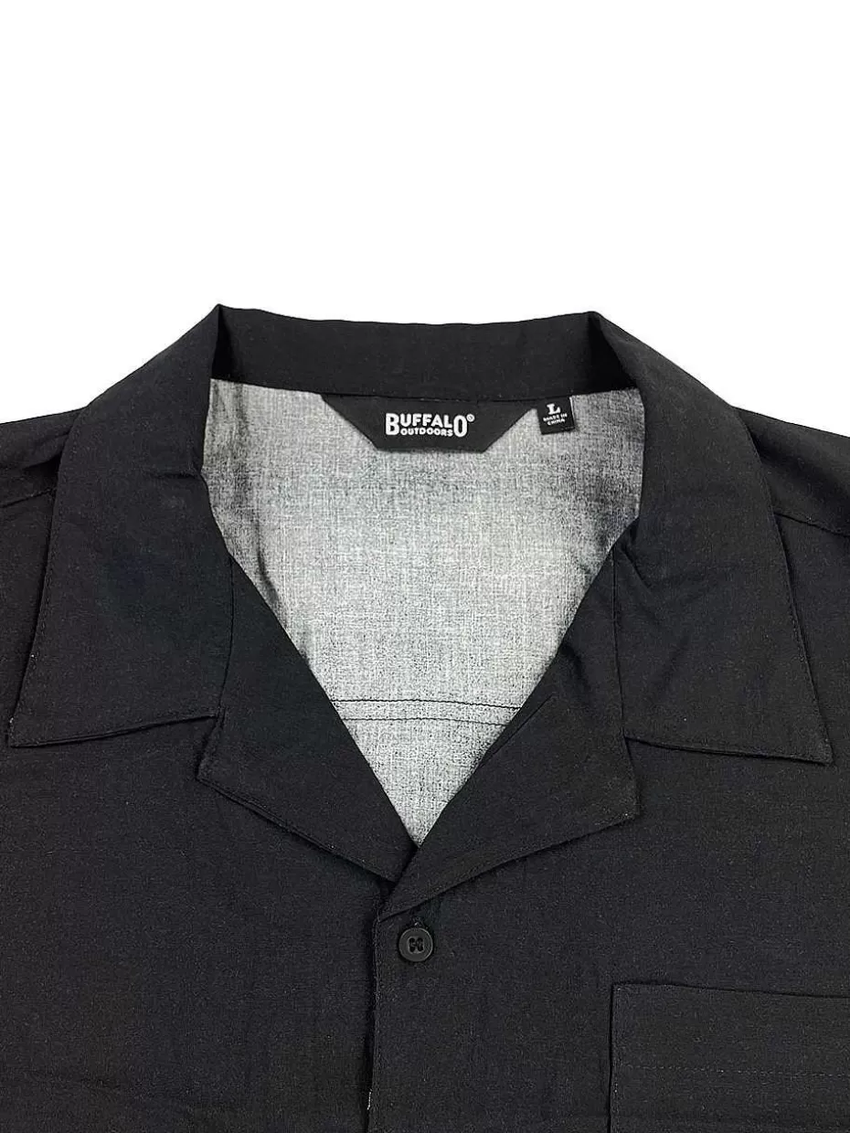 Sale ® Workwear Men's Button Down All-Over Print Camp Shirts-Hot Rod Flames Men Button Down Shirts