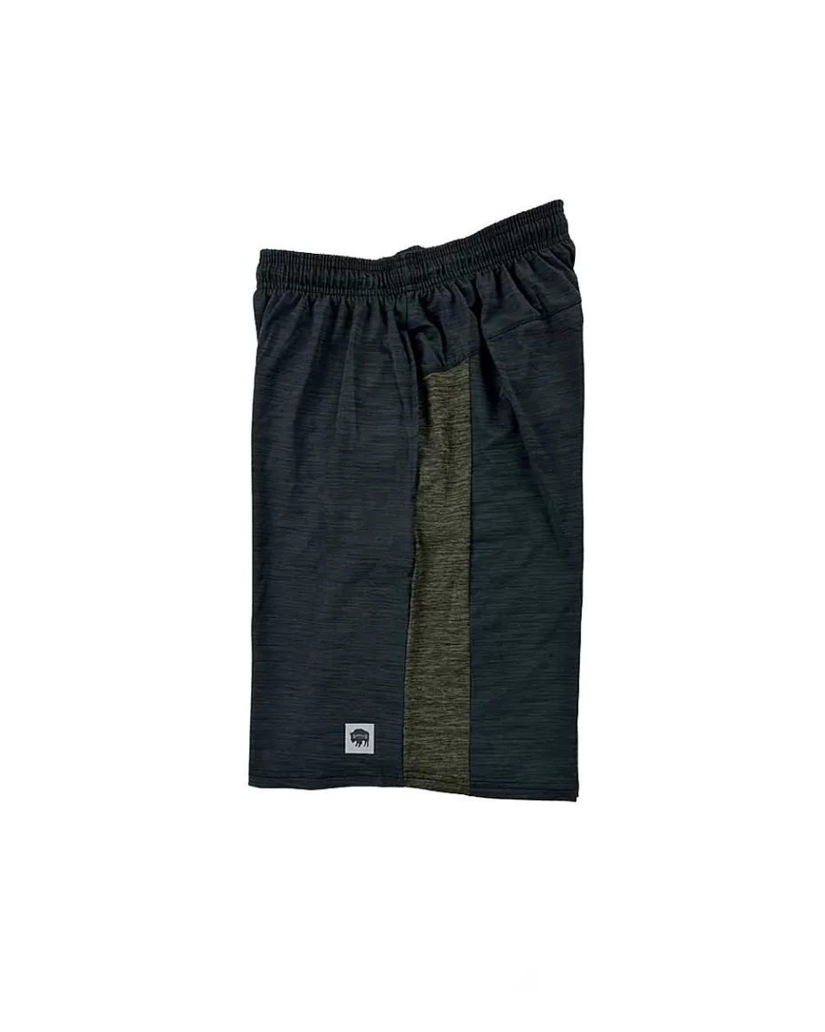 Online ® Workwear Men's Comfort Fit Athletic Short-Marled Hunter Green Men Men's Shorts