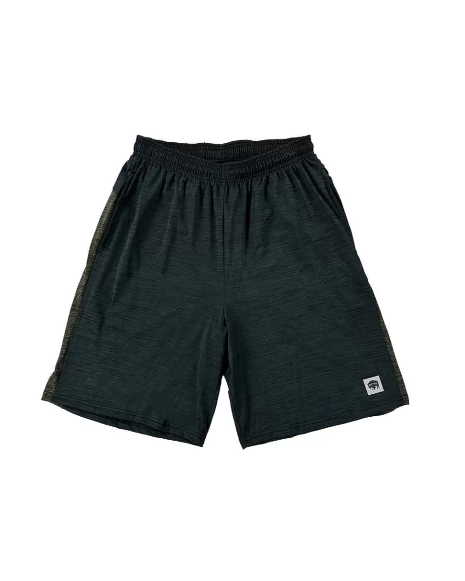Online ® Workwear Men's Comfort Fit Athletic Short-Marled Hunter Green Men Men's Shorts