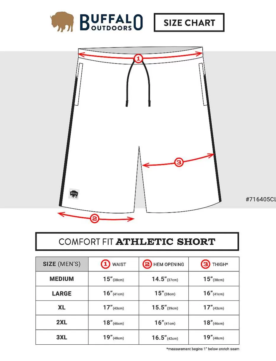 Cheap ® Workwear Men's Comfort Fit Athletic Short-Navy Marl Men Men's Shorts