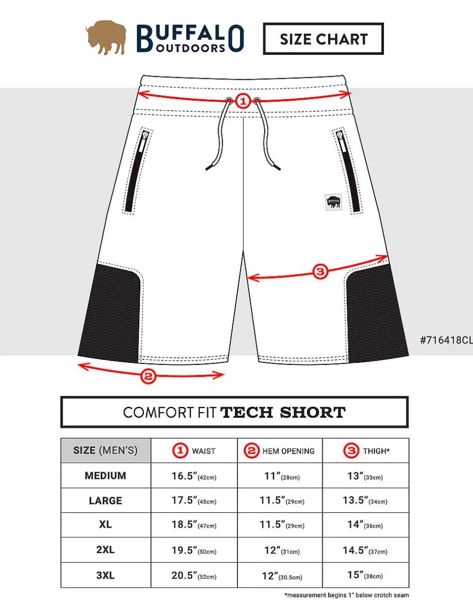 Online ® Workwear Men's Comfort Fit Tech Short-Charcoal Grey Men Men's Shorts