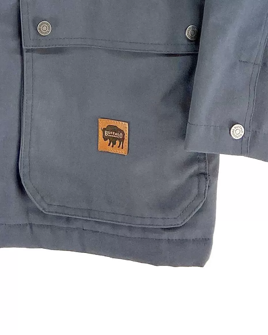 Flash Sale ® Workwear Men's Flannel Lined Canvas Barn Coat- Asphalt Grey Men Men's Jackets