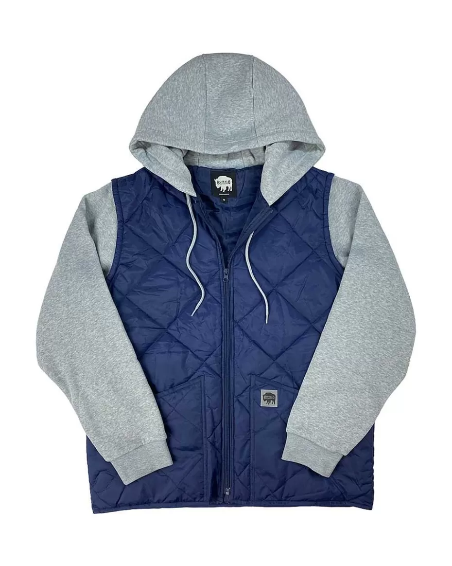 Online ® Workwear Men's Quilted Vest Jacket-Navy Blue Men Vests