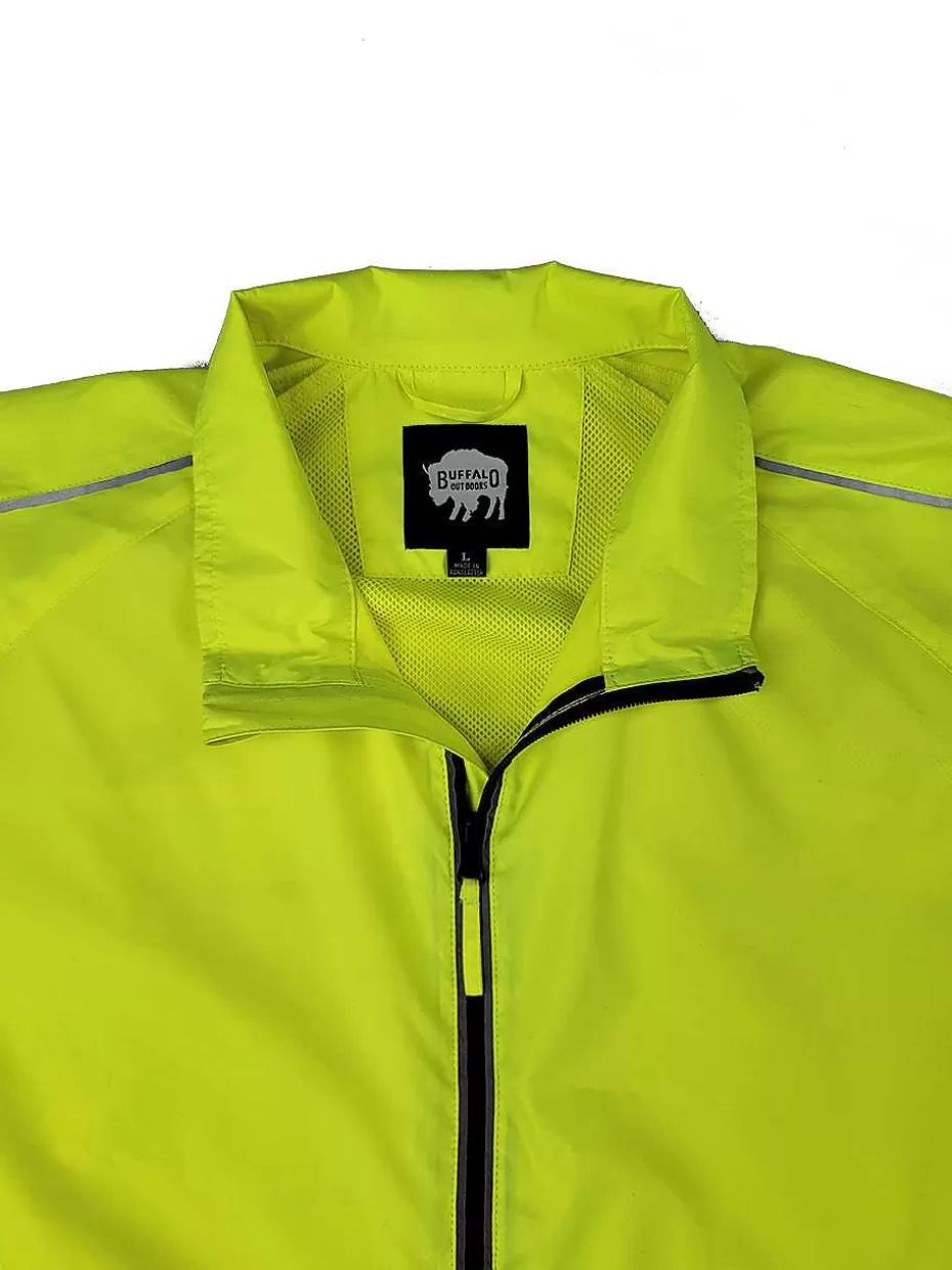 Best ® Workwear Men's Reflective Windbreaker-Hi Vis Yellow Men Men's Jackets