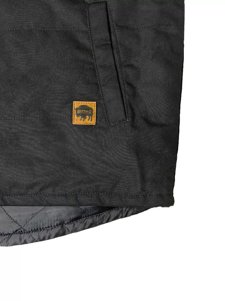 Best ® Workwear Men's Reversible Insulated Work Vest-Black/Black Men Vests