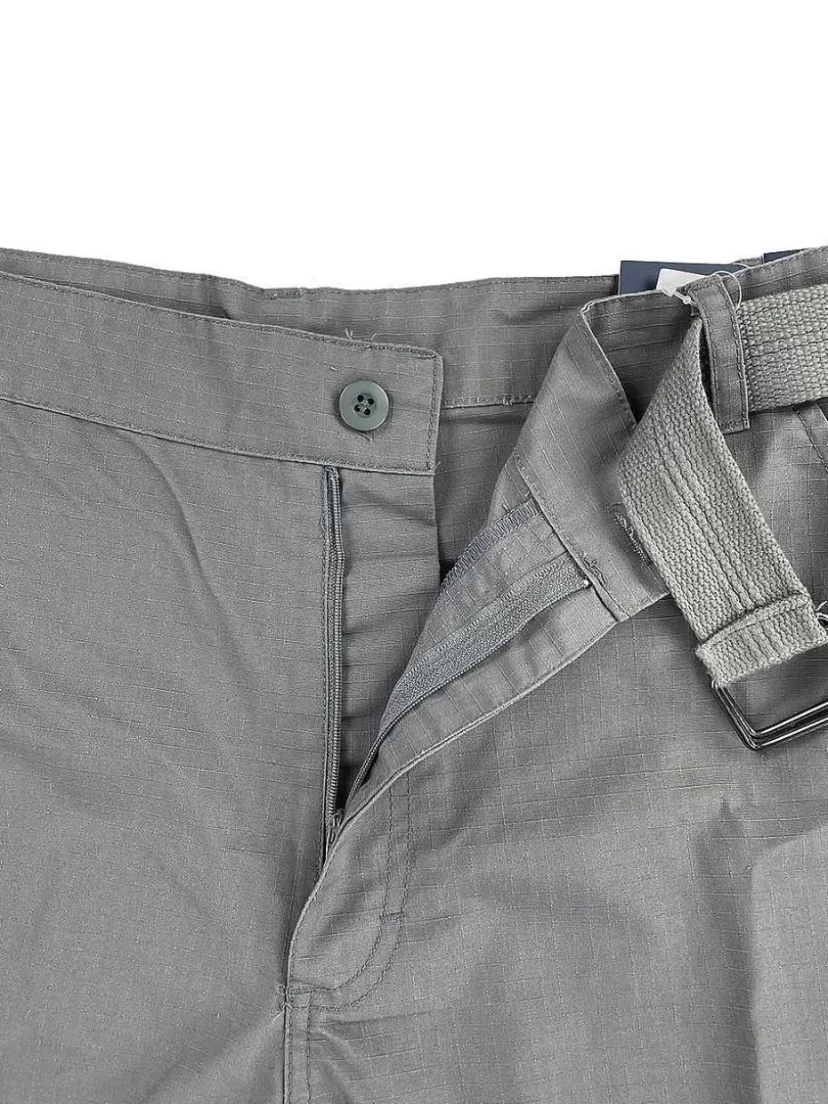 Hot ® Workwear Men's Ripstop Cargo Short With Belt- Charcoal Men Men's Shorts