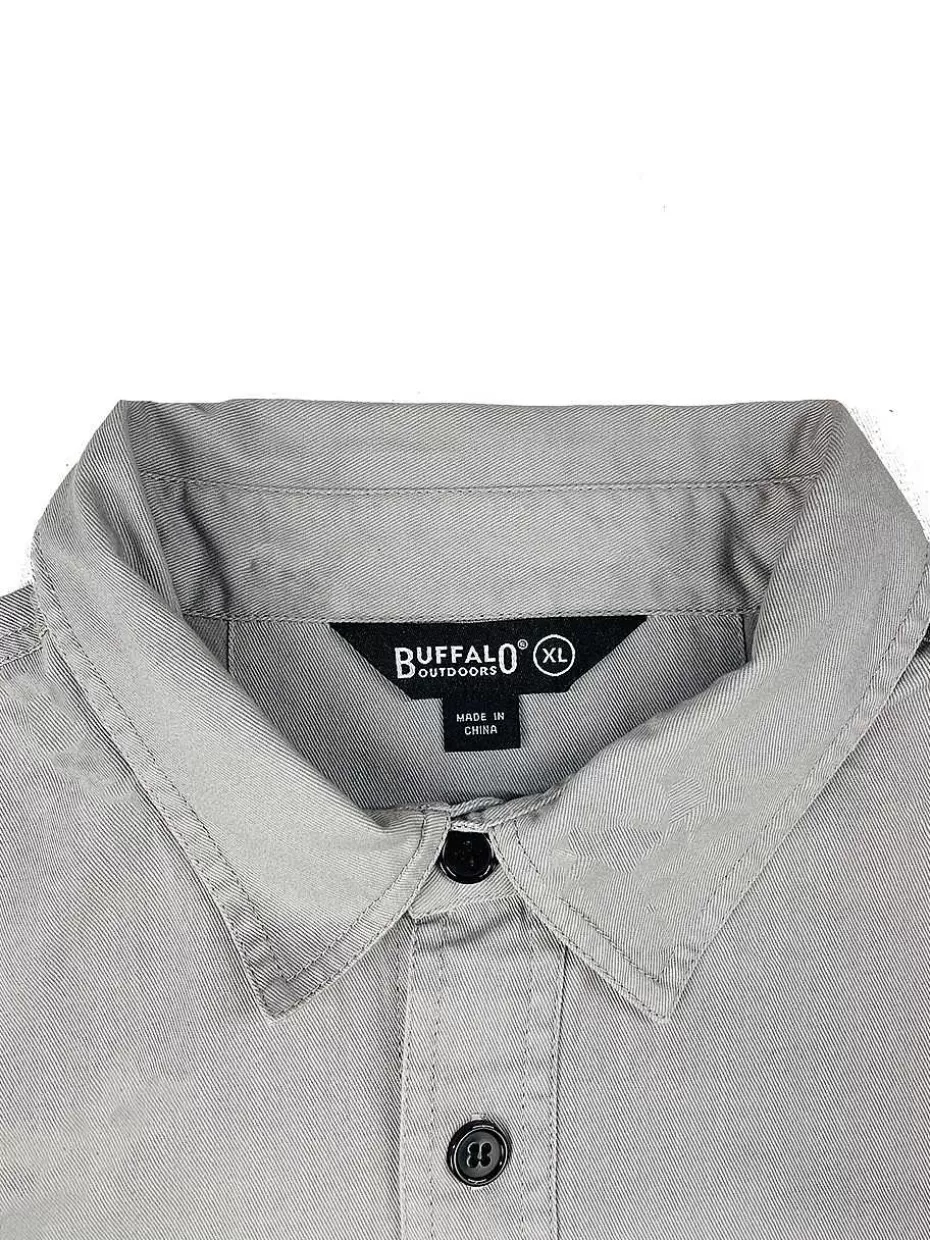 Fashion ® Workwear Men's Sleeveless Biker Shirt- Ash Grey Men Roadwear