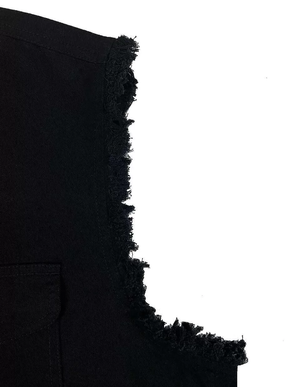 Outlet ® Workwear Men's Sleeveless Biker Shirt- Black Men Roadwear
