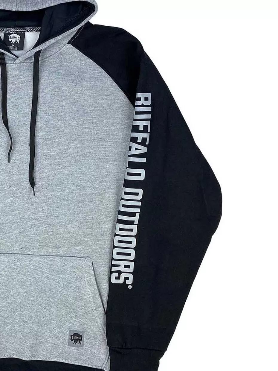 Clearance ® Workwear Raglan Hooded Sweatshirt With Sleeve Logo Men Hoodies & Sweatshirts For Men