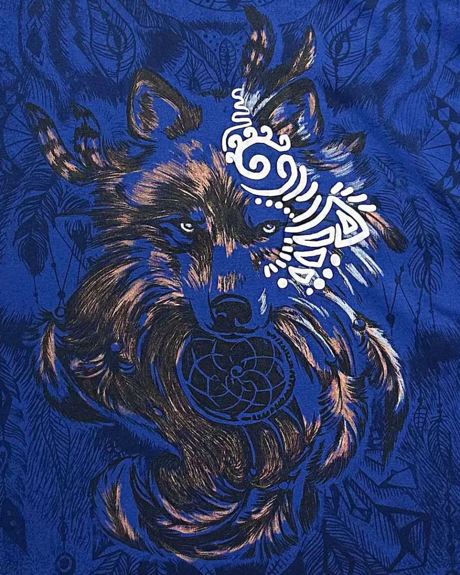 Shop ® Workwear Roadwear Collection Men's All Over Printed T-Shirt-Mystic Wolf Men Roadwear