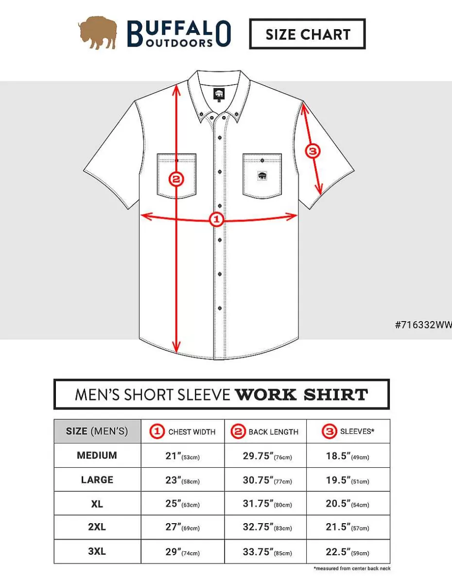 Clearance ® Workwear Short Sleeve Button Down Twill Work Shirt-Black Men Button Down Shirts
