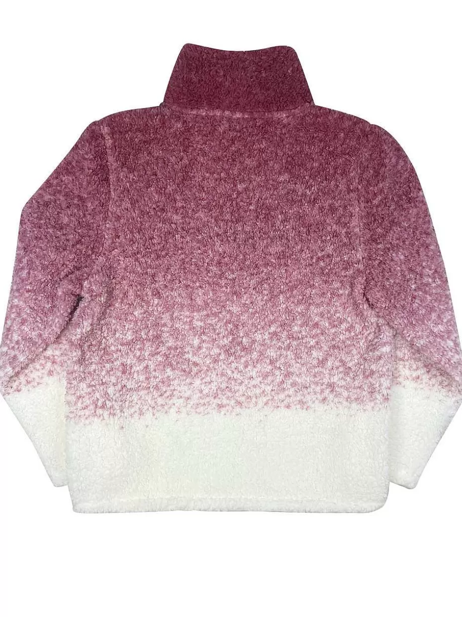 Sale ® Workwear Women's 1/4 Zip Fade Sherpa-Purple Women Tops