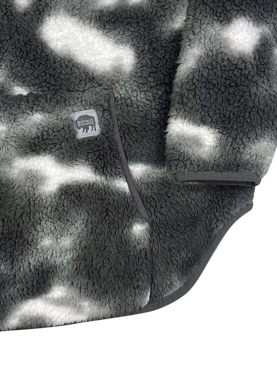 Best Sale ® Workwear Women's 1/4 Zip Tie-Dye Sherpa-Charcoal Women Tops